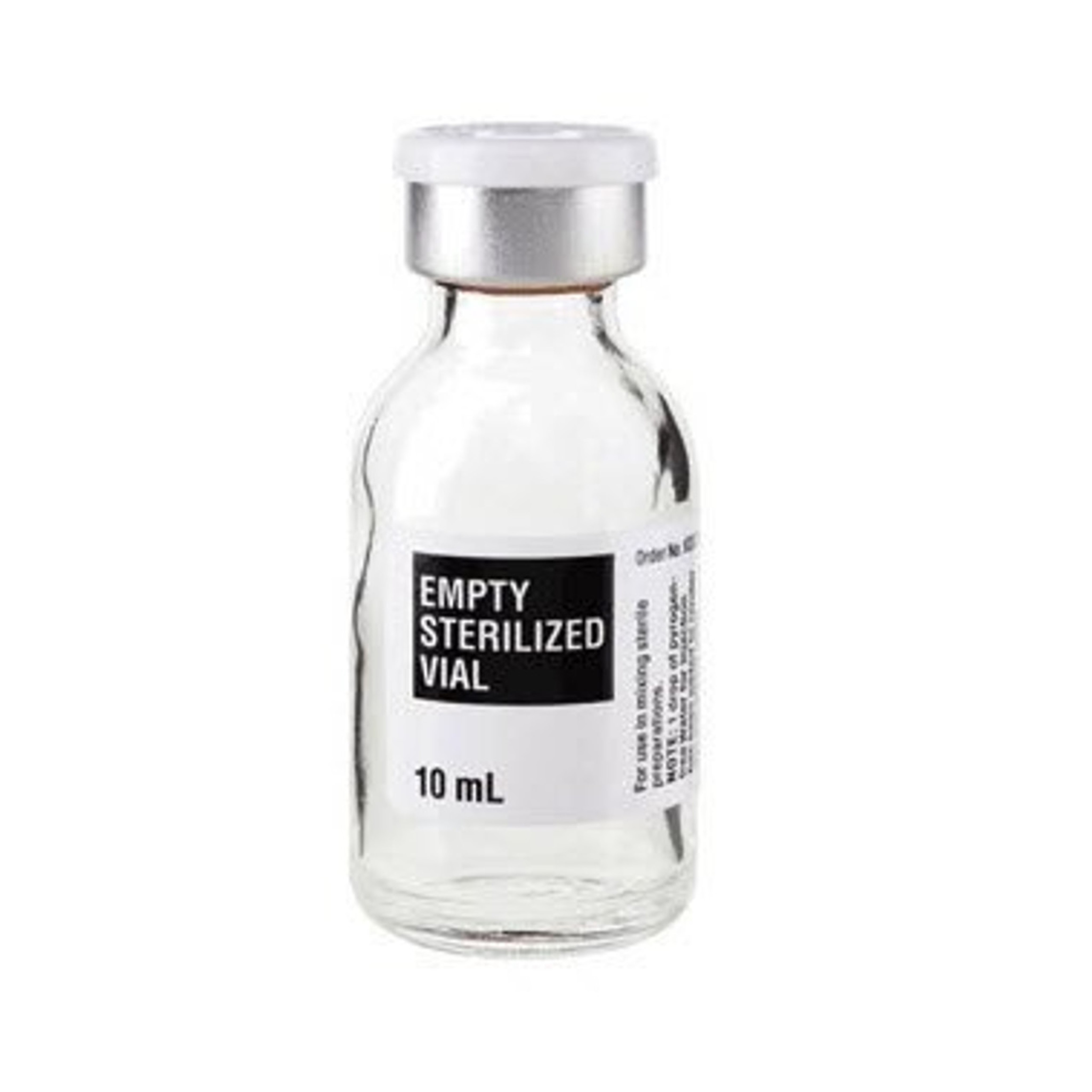 Empty Sterilized Vial, 10mL, 16.5mm closure pk/25